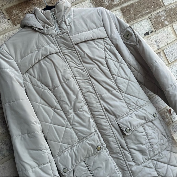 Size XS beige women parka /jacket/ puffer/ coat - Picture 12 of 15